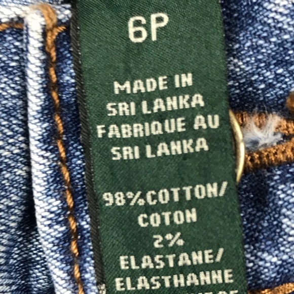 LRL Lauren Jeans Ralph Lauren Petite 6P Flare Leg - Picture 5 of 5